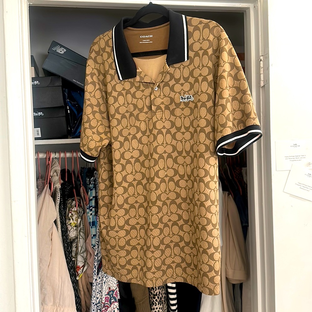 Coach collar Shirt XL